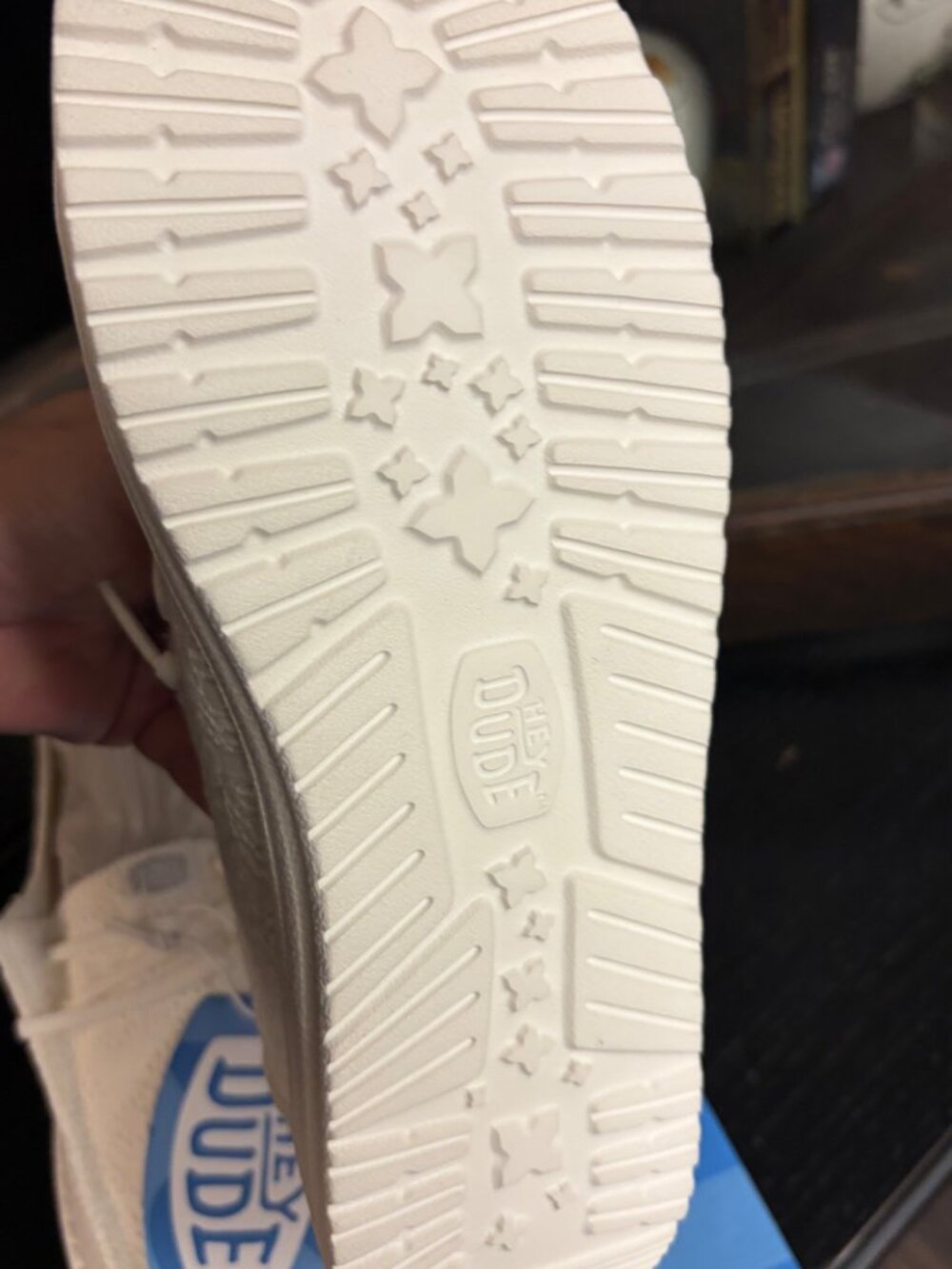 HEYDUDE Wendy Eyelet Lace White Slip-On Shoes Women’s Size 8 NWT - Picture 7 of 9
